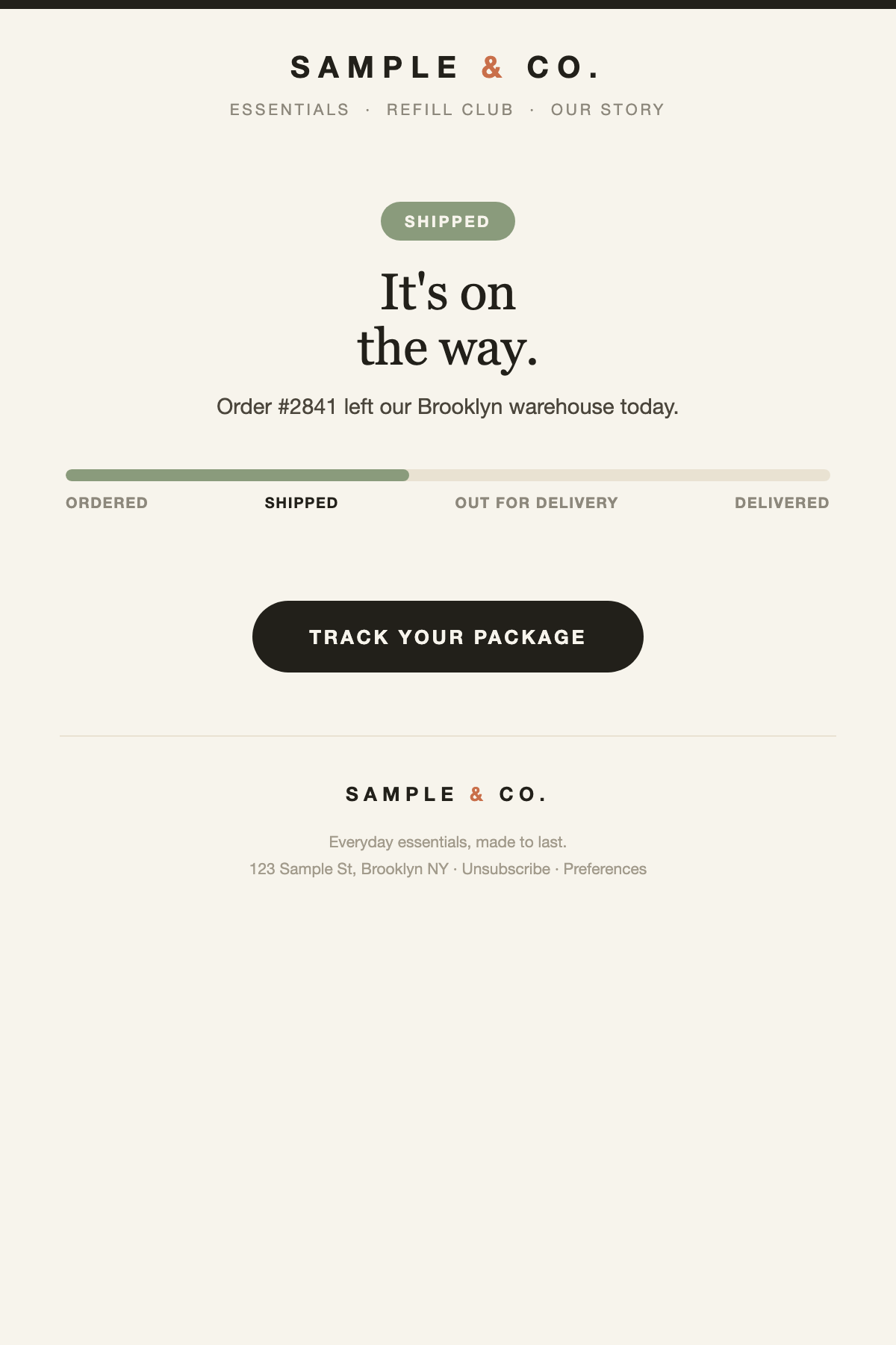 Shipping Confirmation